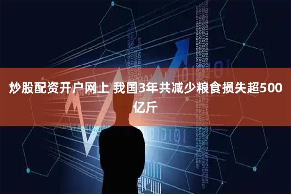 炒股配资开户网上 我国3年共减少粮食损失超500亿斤